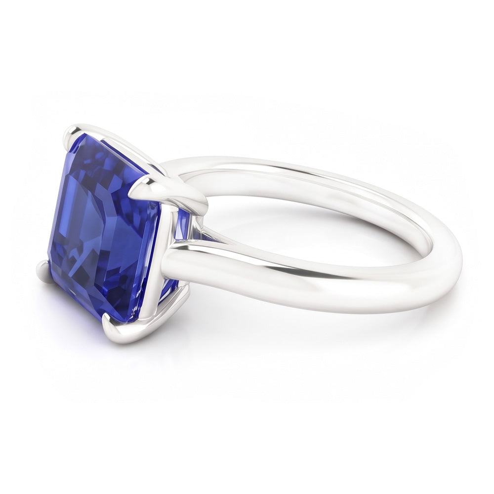 2 Carat Sapphire Womens Engagement Ring