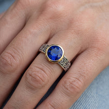 2 Carat Solitaire Ring Round Tanzanite AAA Antique Style Jewellery
