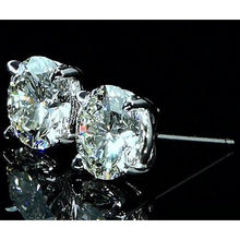 2 Carat Stud Diamond Earrings
