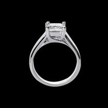 2 Carat Trellis Setting Princess Diamond Ring