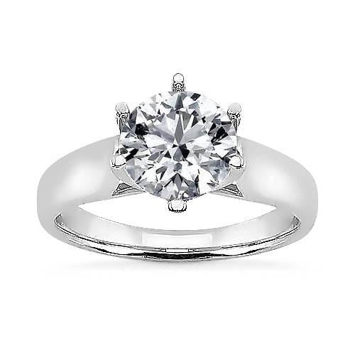 2 Carat Wedding Real Diamond Ring