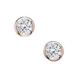 2 Carat Yard Real Diamonds Earrings Rose Gold Diamond By Yards Stud Earring