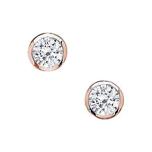 2 Carat Yard Real Diamonds Earrings Rose Gold Diamond By Yards Stud Earring