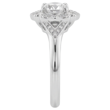 2 Carats Antique Style Round Real Natural Earth Mined DIAMOND ( NOT LAB GROWN ) Engagement Ring White Gold 14K