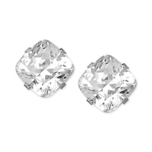 2 Carats Four Prong Set Cushion Cut Real Diamonds Studs Earring White Gold