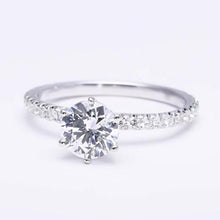 2 Carats Natural Diamond Engagement Solitaire Ring With 
