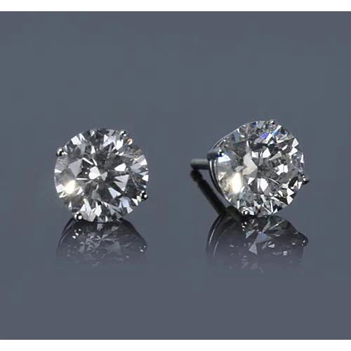2 Carats Natural Diamond Stud Earring