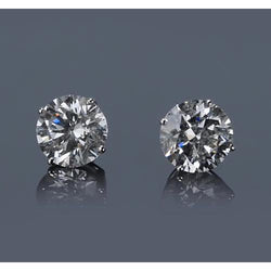 2 Carats Natural Diamond Stud Earring