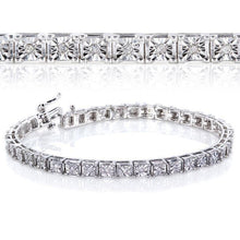 2 Carats Real Round Diamonds Ladies Tennis Bracelet
