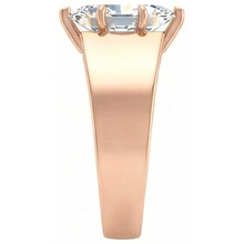 2 Carats Rose Gold Marquise Natural Earth Mined Diamond Engagement Ring