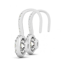 2 Carats Round Brilliant Real Diamonds Halo 