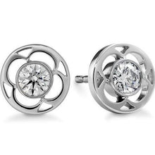 2 Carats Round Cut Women Stud Earrings Real Diamonds