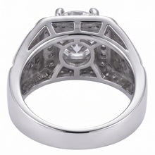 2 Carats Round Natural Earth Mined Diamond Men's Anniversary Ring White Gold 14K Jewellery