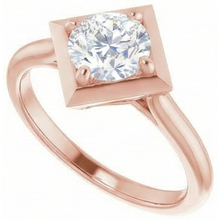 2 Carats Solitaire Ring Old Mine Cut Natural Earth Mined Diamond Kite Style Jewellery