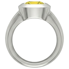 2 Carats Solitaire Yellow Sapphire Ring Gold Jewellery