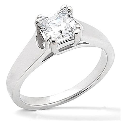2 Ct. E VVS1 Natural Diamond Ring Solitaire Princess Cut Gold