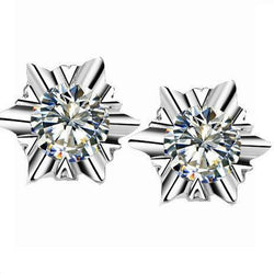 2 Ct. Round Solitaire Natural Diamond Stud Earring Jewelry