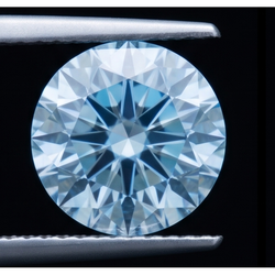 2 Carat Round Cut Blue Enhanced Loose Natural Earth Mined Diamond