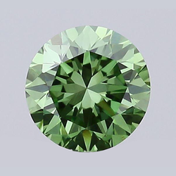 2 Carat Round Cut Green Enhanced Loose Natural Earth Mined Diamond