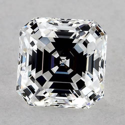 2 Carats Asscher Natural Earth Mined Diamond Loose E Vvs1 Very Good Cut