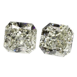 4 Carats Radiant Cut Loose Natural Earth Mined Diamond G Vvs1 Pair Loose
