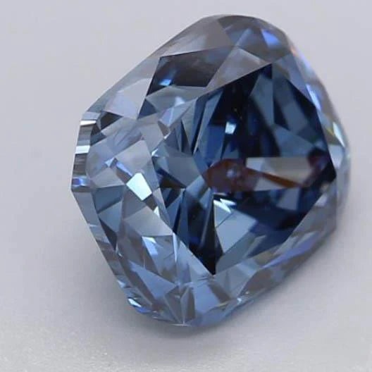 Genuine Cornflower Blue Sapphire Loose Sapphires Natural 2.2 ct Gold – side view