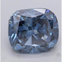 Cornflower Blue Sapphire Cushion Cut Loose Sapphires Natural in Gold – main view