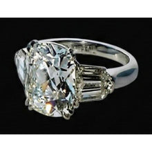2.41 Carat Real Natural Earth Mined Diamond 3-Stone Ring White Gold Jewellery