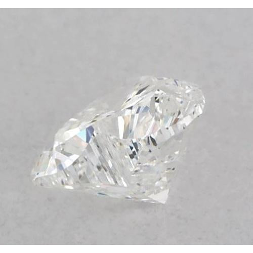 Heart Shape Fine Diamond ring in Gold – side view