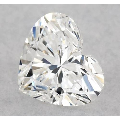 Heart Cut Brilliant Diamond ring in Gold – front view