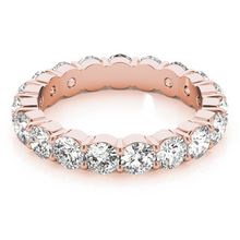 Diamond Eternity Band 0.15-ct 14K Rose Gold – side view