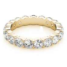 Diamond Eternity Band – side view