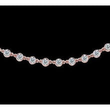 20 Carat Yards Real Natural Earth Mined Diamond Necklace Pendant Rose Gold Yard