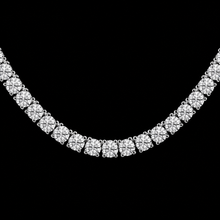 20 Carat Lab Grown Diamonds Tennis Necklace White Gold 14K 20 Inch Chain