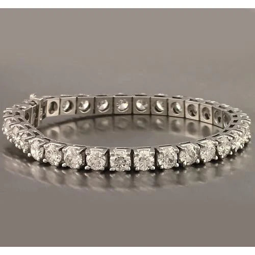 25 Carat Genuine Diamond Ladies Tennis Bracelet