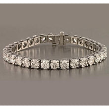 25 Carat Genuine Diamond Ladies Tennis Bracelet