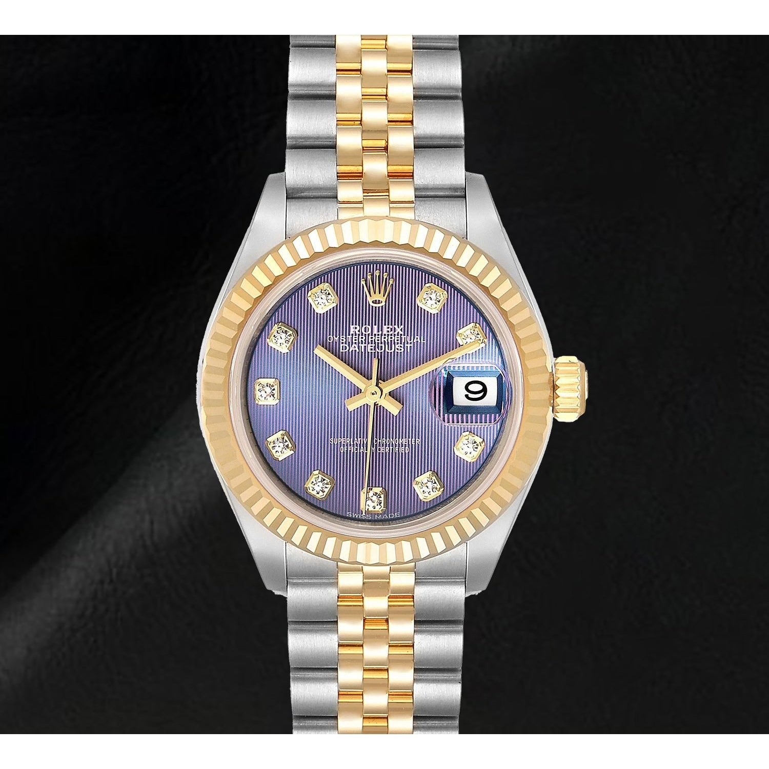 Brilliant Diamond Rolex -ct Two-Tone 18K Gold – main view