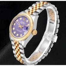 Brilliant Diamond Round Cut Rolex in Two-Tone 18K Gold – front view