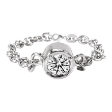 Brilliant Diamond Round Cut Tennis Bracelet in 14 Karat Rose Gold – main view
