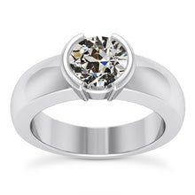 Luxury Fine Diamond Solitaire Ring 2 ct – main view