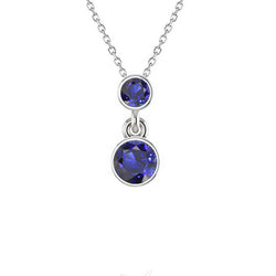 Refined Gemstone Pendant – Royal Blue Sapphire 1 ct from