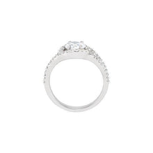 2.01 Carat Round Brilliant Halo Natural Diamond Wedding Ring White 