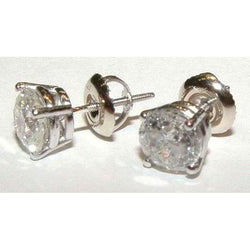 2.20 Carats Genuine Diamond Studs Earrings