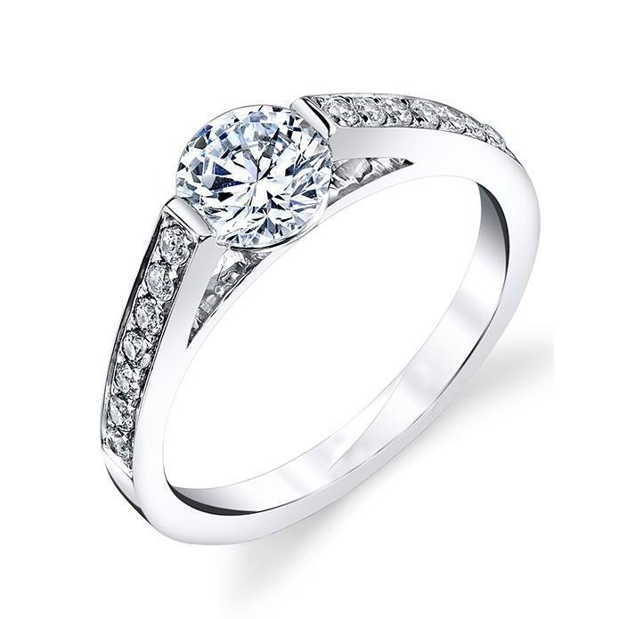 2.20 Ct Sparkling Round Genuine Diamond Wedding Ring White Gold
