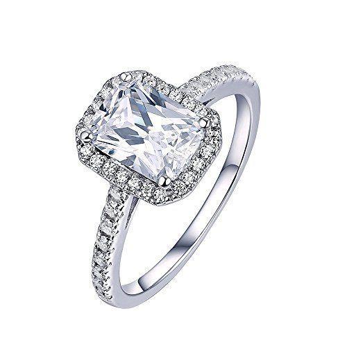 2.25 Carats Radiant And Genuine Round Cut Diamonds Halo Ring White Gold 14K