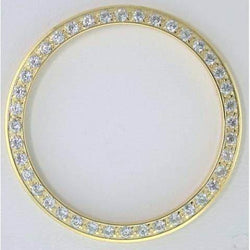 2.25 Ct Custom Genuine Diamond Bezel To Fit Rolex Date All Watch Models