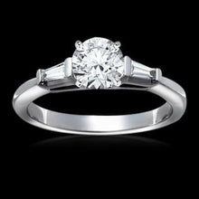2.25 Ct. Three Stone Natural Diamond Ring White Gold New