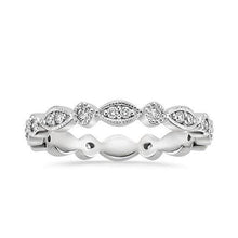 2.4 Ct Round Cut Genuine Diamond Wedding Band 14K White Gold