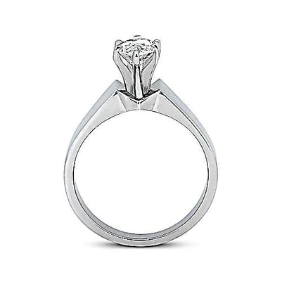  Marquise Real Diamond Thick Shank Ring
