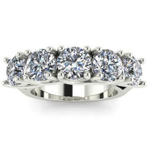 2.5 Carats Round Prong Set Diamond Wedding Band